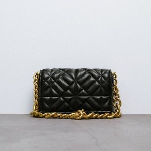 Zara quilted purse